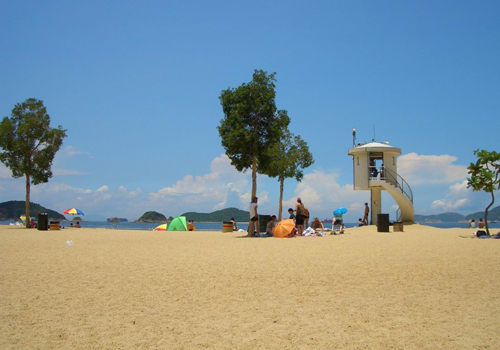 The Repulse Bay Beach in Hong Kong Southern District