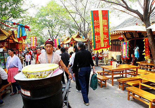 The street of Song style in Millennium City Park,Kaifeng