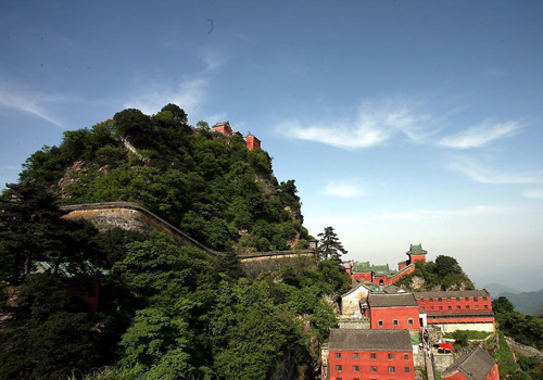 a glimpse of Wudang Mountain Scenic Area, Shiyan City, Hubei Province