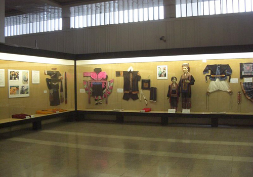 The Guangxi nationality folkways exhibition collects featured folk custom of 11 ethnic groups live in Guangxi.