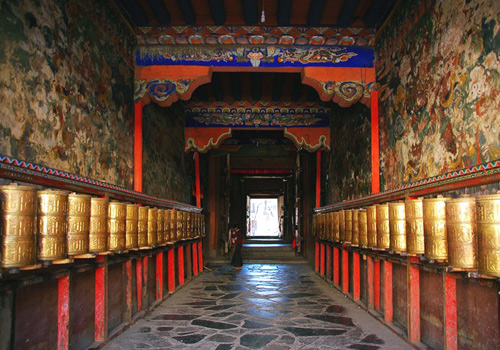 Magnificent Sakya Monastery in Shigatse,Tibet.