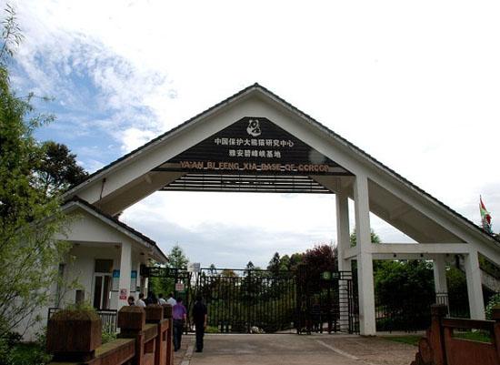 Gate of Bifengxia Panda Base