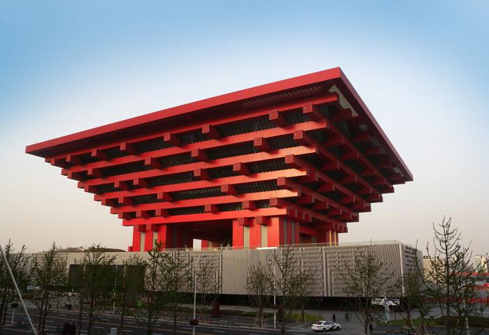 China Pavilion in the Site of Expo 2010 Shanghai.