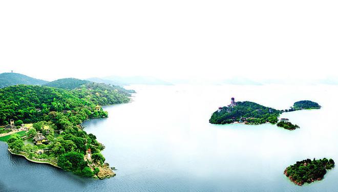Taihu Lake is the third largest China's fresh-water lake.