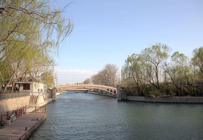 Willows along Waterway of Empress Dowager Cixi in Beijing
