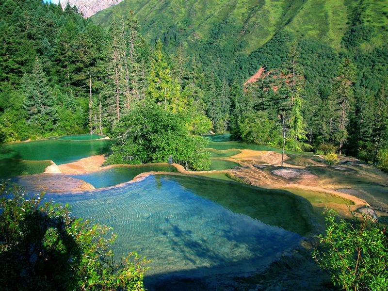 Huanglong Scenic Area (Yellow Dragon), Jiuzhaigou