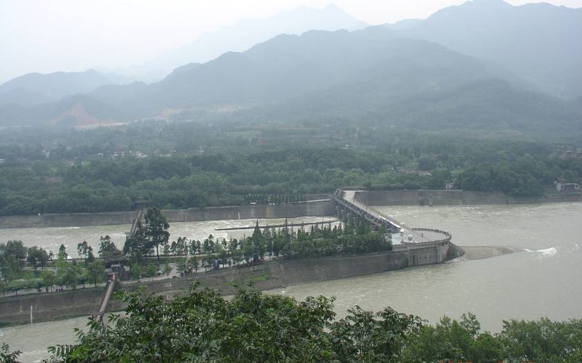 Dujiangyan Irrigation System Dujiangyan Chengdu China