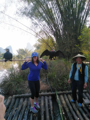 Cormorant fishing
