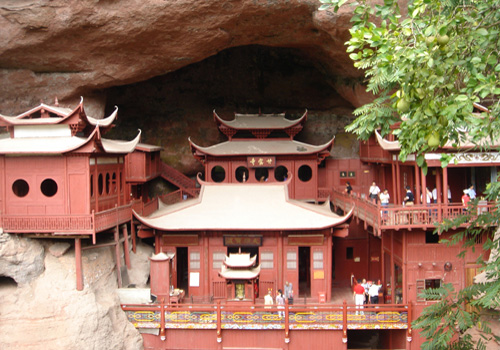 The Ganlu Temple in Mount Jiuhua, Chizhou City