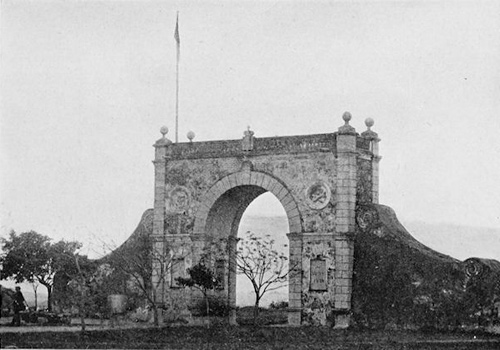 The ancient Barrier Gate built by Portuguese, Macau