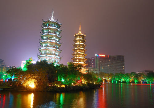 Two Rivers and Four Lakes,Guilin