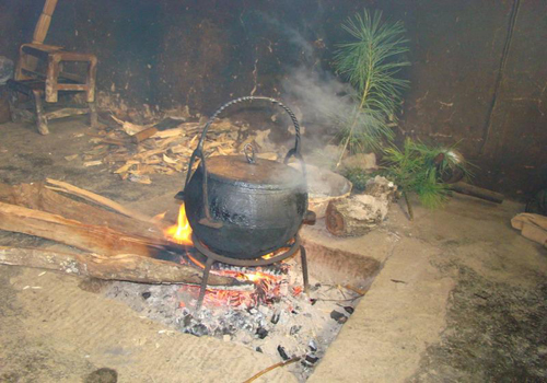 Huotang, a kind of Chinese fireplace in the ground